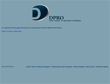 Tablet Screenshot of dpro.fr