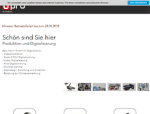 Tablet Screenshot of dpro.ch